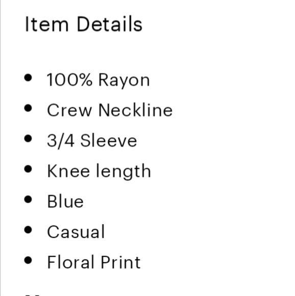 Ann Taylor Loft Floral Dress with Slit - Picture 4 of 4